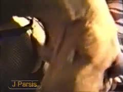 Exotic fresh-faced married skank getting drilled powerful by a dog in this steamy animal sex flick